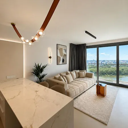 Apartman Eurovea Tower, 27th Floor Apartment, Free Parking Pozsony